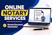 provide secure online notary and remote notarization services