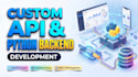 python full stack, custom API, rest API, and web application backend development