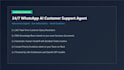 build an ai agent or whatsapp chatbot using n8n and open ai