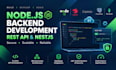 develop a nodejs backend and rest API using nestjs