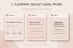 design aesthetic social media posts in canva
