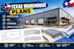 draft texas warehouse architectural, permit drawing , mep and structural plans