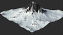 create snow terrain model from lidar, dem dhm model for environmental planning