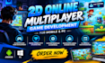 develop 2d online multiplayer game for mobile and PC
