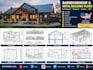 draw metal building plan, pole barn, steel structural permit, framing plan ny ca