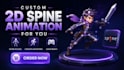 2d character rigging unity ready game animation vfx rpg looping animation