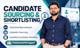source screen and shortlist qualified candidates for you