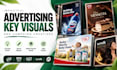 design advertising key visuals and campaign creatives
