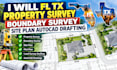fl tx property survey boundary survey site plan autocad drafting