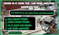 hifi audio pcb design low noise amplifier dac wifi dsp usb hardware