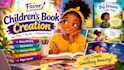 create a complete children book illustrations and layout children book creation