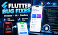 fix flutter app bugs, crashes and firebase issues