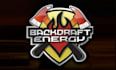 create a label back draft energy logo with energy drink