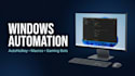 develop custom autohotkey scripts, macros, gaming bots and windows automation