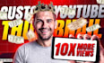design custom high CTR thumbnails for your channel