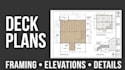 create deck plans, framing plans and permit drawings