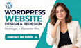 redesign wordpress website hostinger wordpresss design wordpress elementor pro
