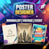 create eye catching graphic design and custom posters