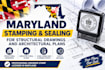 usa permit ready plan, structural civil engineer stamp permit in maryland