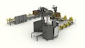 create 3d industrial animation machinery manufacture and packaging machine video