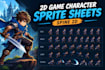create 2d game character animations and sprite sheets in spine 2d