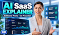 create professional ai saas explainer and software promo videos