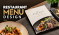 design professional restaurant menu card print ready gala event dispensary menu