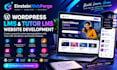 build a wordpress lms website, tutor lms, online course
