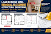 provide a load bearing wall removal assessment and structural engineering design