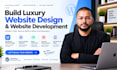 build luxury website design with website development