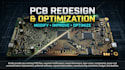 redesign, modify and optimize your existing pcb
