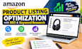 optimize amazon product listings with SEO