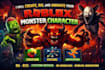 animate roblox npc, boss, monster and character game animations