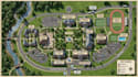 design 2d 3d map, campus map, university map, school map, wayfinding map