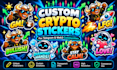 design custom crypto and telegram stickers