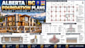 alberta bc foundation plans footing layouts structural details drawings