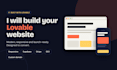 do lovable ai website landing page fast