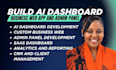 build ai dashboard, business web app, admin panel and custom saas application
