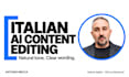 humanize and proofread ai generated content in italian