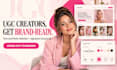 design a high converting ugc creator portfolio website and brand kit