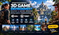 design 3d game environment, unity game environment, level design, unreal engine