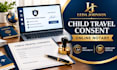notarize your child travel consent letter online