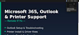 fix your microsoft 365, outlook and printer setup remotely