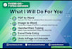 do english typing, urdu typing, assignment and data entry work