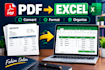 convert PDF or image to excel and word accurately