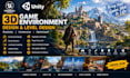 design 3d game environment, unity game environment, ue5 environment, game assets