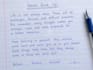 write beautiful and clean handwriting