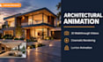 create 3d architectural animation walkthrough and cinematic rendering in lumion