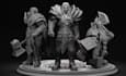 3dp model sculpture,characters,warhammer40k,dnd miniatures,stl,creatures,statue