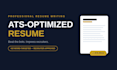 write an ats optimized resume with powerful bullet points